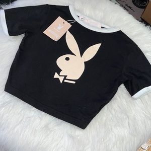Playboy Missguided 0 XS Crop Top NEW DEADSTOCK